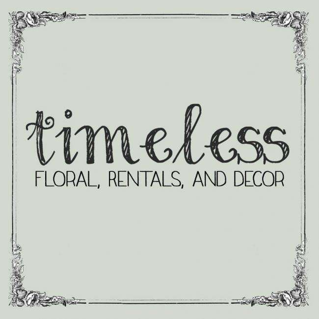 Timeless Floral, Rentals and Decor Logo