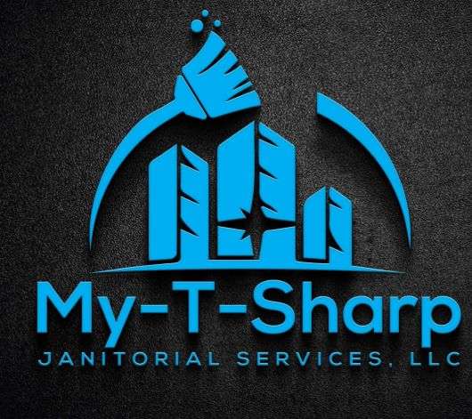 My-T-Sharp Janitorial Services Logo