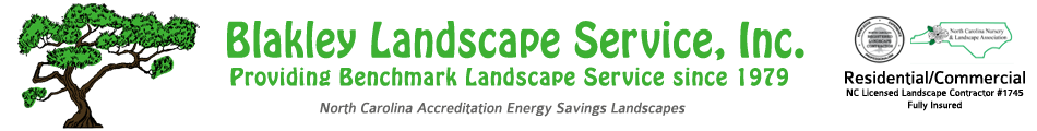 Blakley Landscape Service Logo