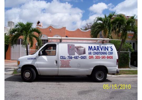 Marvin's Air Conditioning Corp. Logo