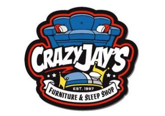 Crazy Jay's Furniture & Sleep Shop Logo