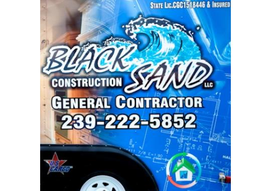 Black Sand Construction, LLC Logo