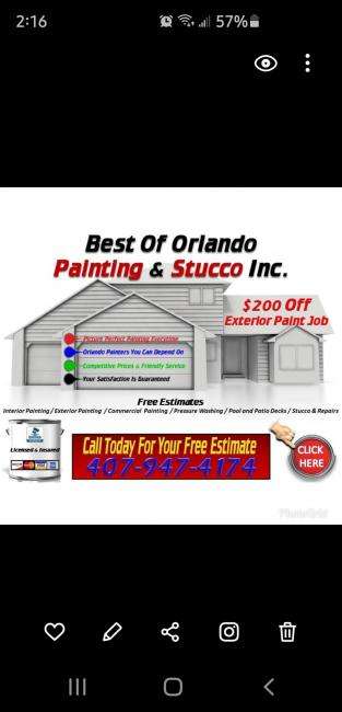 Best of Orlando Painting & Stucco, Inc. Logo