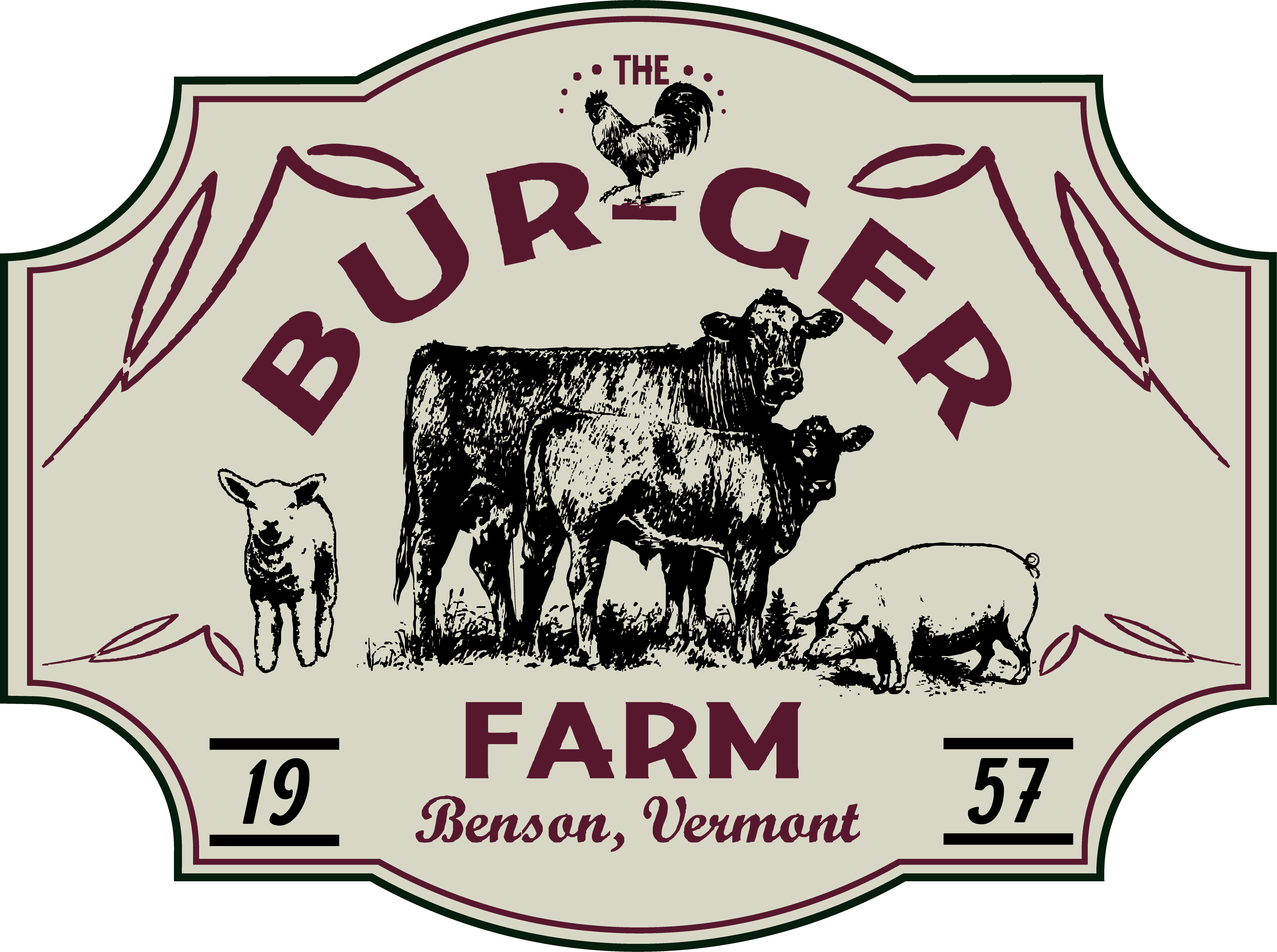 The Bur-Ger Farm Logo