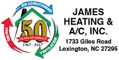 James Heating & A/C, Inc. Logo