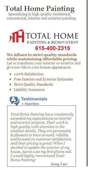 Total Home Painting & Renovation Logo