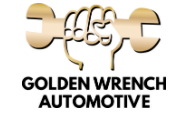 Golden Wrench Automotive Logo