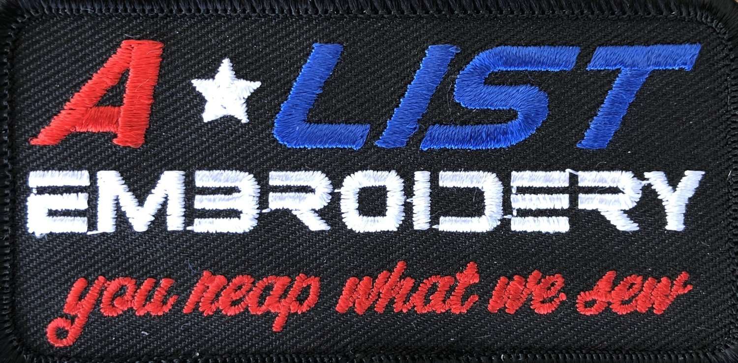 A-List Embroidery, Inc. Logo