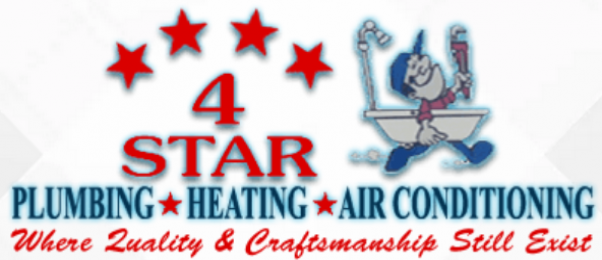 4 Star Plumbing, Heating & Air Logo