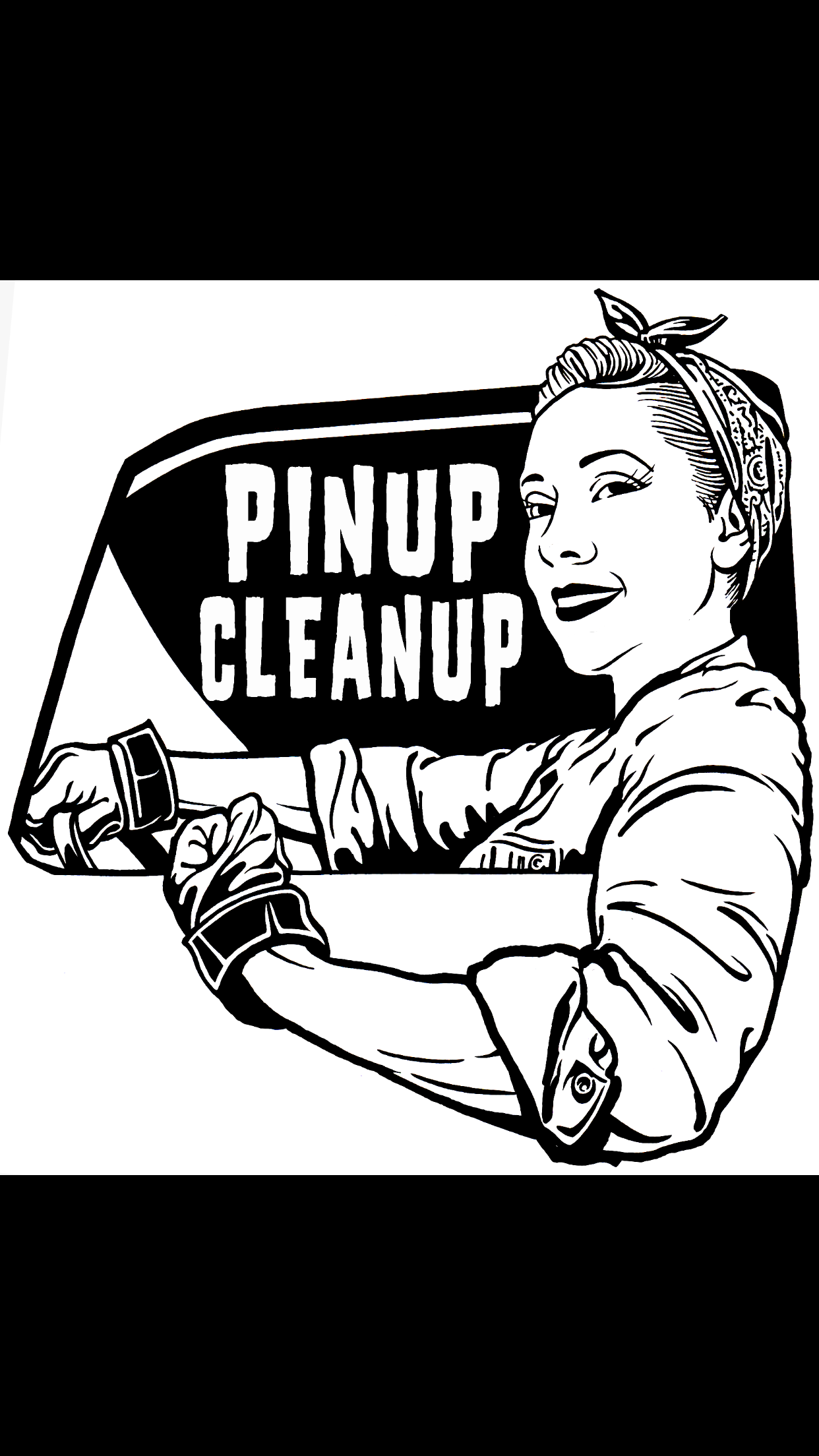 Pinup Cleanup LLC Logo