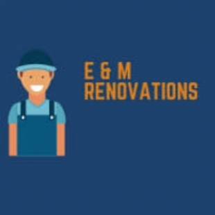 E & M Renovations Company Logo