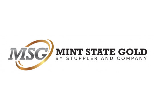 Mint State Gold by Stuppler and Company Logo