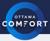 Ottawa Comfort Heating & Cooling Logo