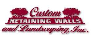 Custom Retaining Walls & Landscaping, Inc. Logo