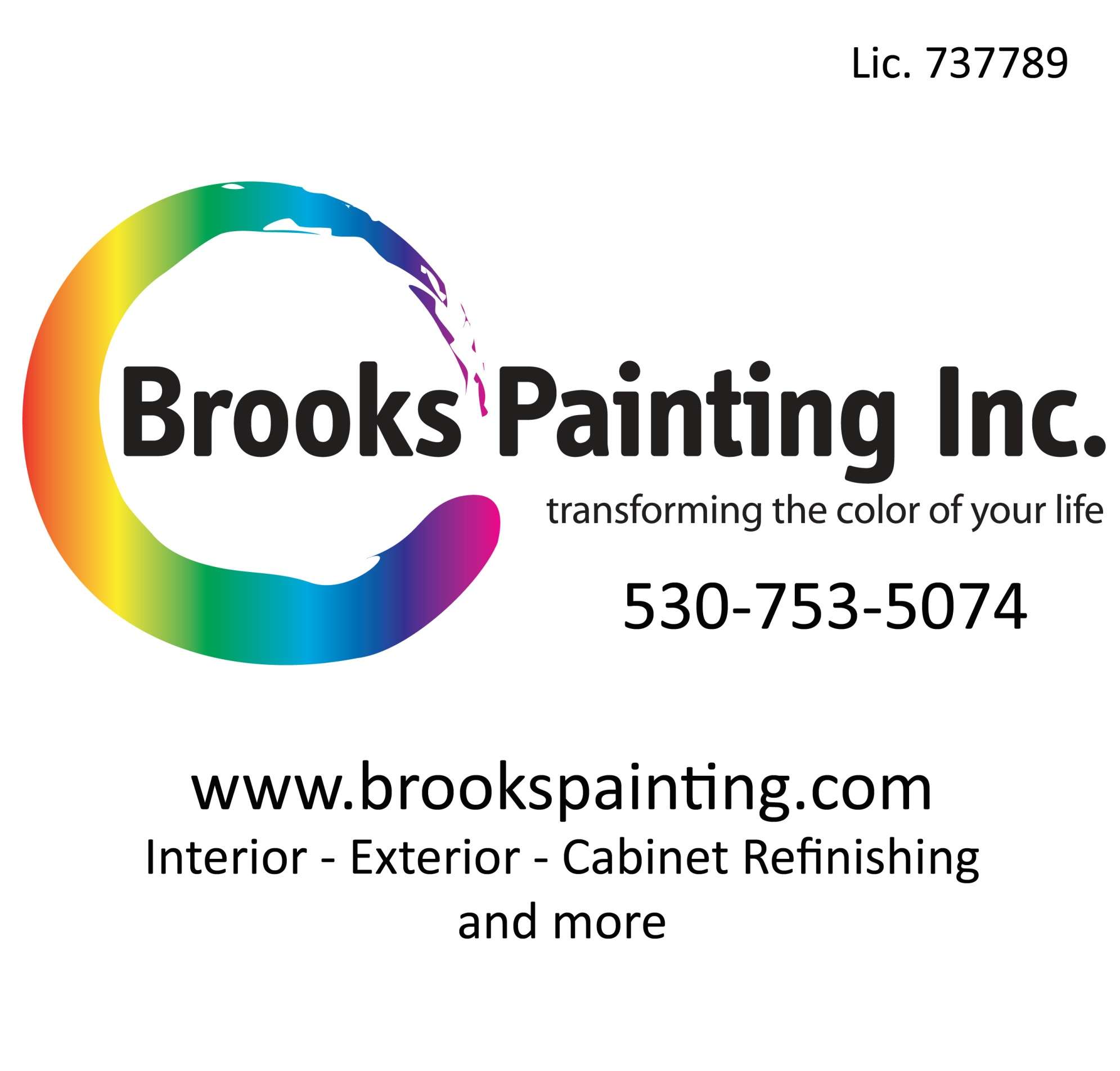 Brooks Painting, Inc. Logo