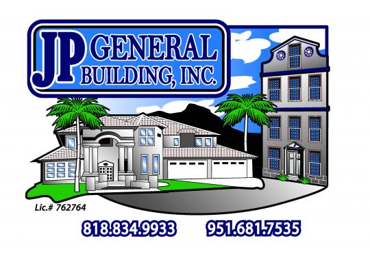 J P General Building, Inc. Logo