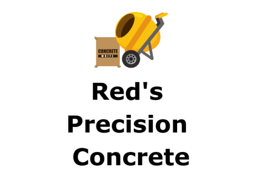 Red's Precision Concrete Logo