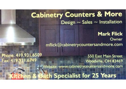 Cabinetry Counters & More Logo