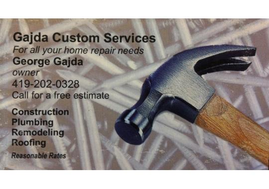 Gajda Custom Services, L.L.C. Logo