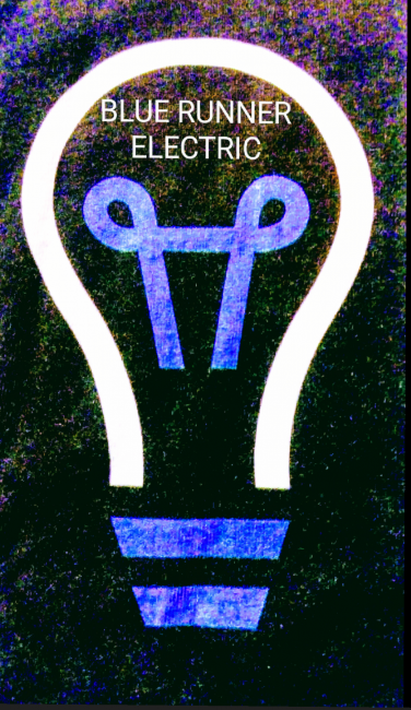 Blue Runner Electrical Service Logo