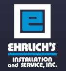 Ehrlich's Installation Service Heating & Cooling Logo