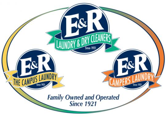 E & R Laundry & Dry Cleaners Logo