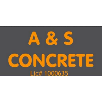 A & S Concrete Logo