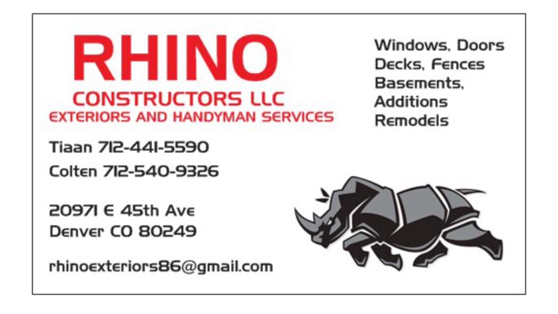 Rhino Constructors LLC Logo