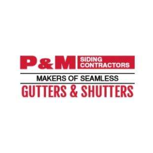 P & M Siding Contractors Logo