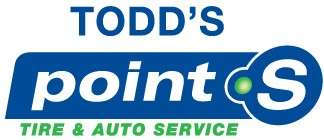 Todd's Point S Tire and Auto Service Logo