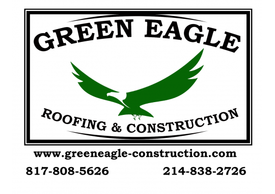 Green Eagle Roofing and Construction Logo
