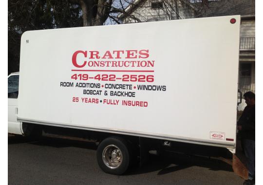 Crates Construction Logo