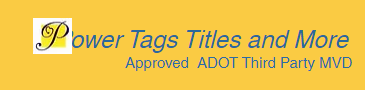 Power Tags Titles & More LLC Logo