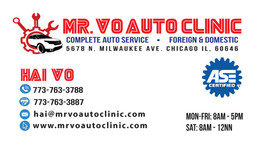 Mr. Vo Auto Clinic Logo