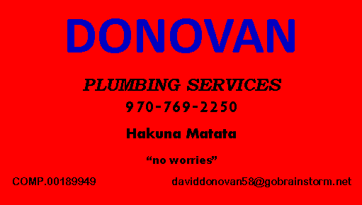 David Donovan Plumbing Sevices Logo