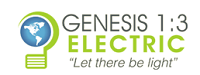 Genesis 1:3 Electric Logo