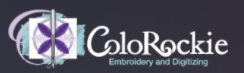 ColoRockie Embroidery & Digitizing, LLC Logo