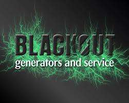 Blackout Generators and Service Logo
