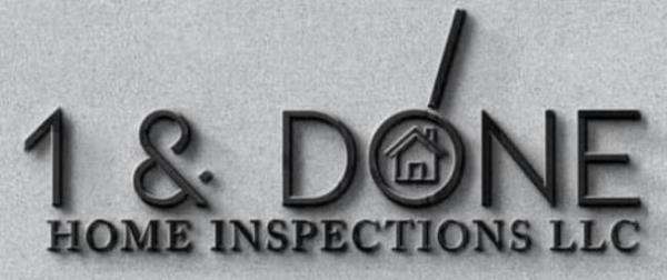 1 & Done Home Inspections, LLC Logo