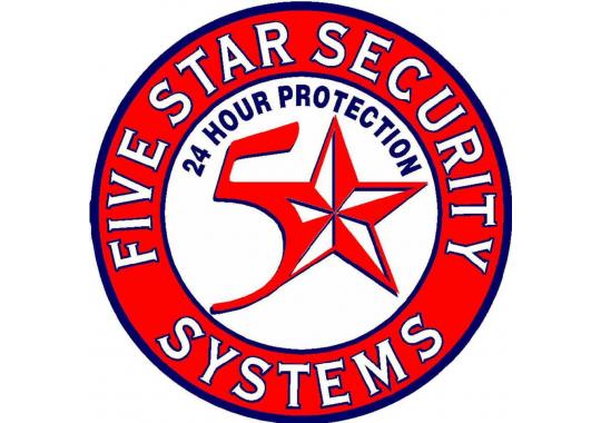 5 STAR SECURITY SYSTEMS Logo