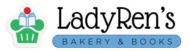LadyRen's Bakery & Books Logo