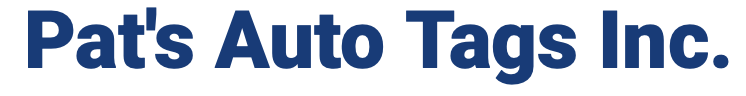 Pat's Auto Tags Inc. Logo