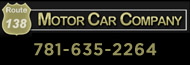 Route 138 Motor Car Company Logo