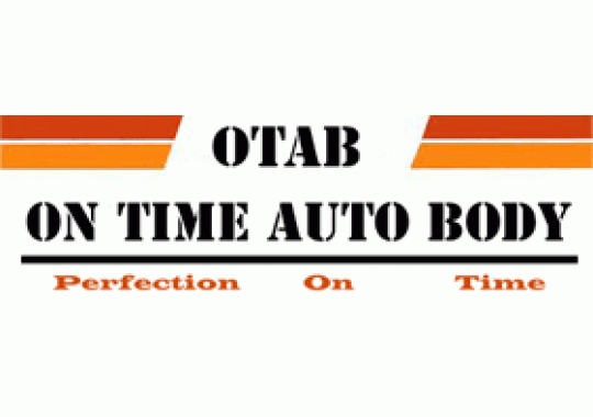 On Time Auto Body Logo