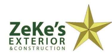 Zeke's Exterior and Construction, LLC Logo