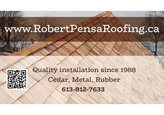 Robert Pensa Roofing Logo
