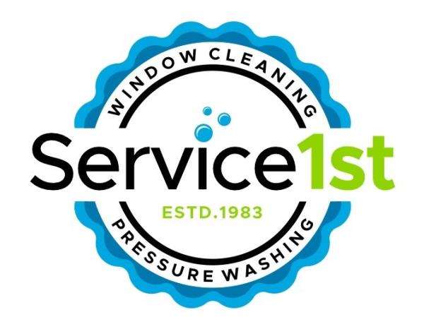 Service 1st Windows & Pressure Cleaning Logo