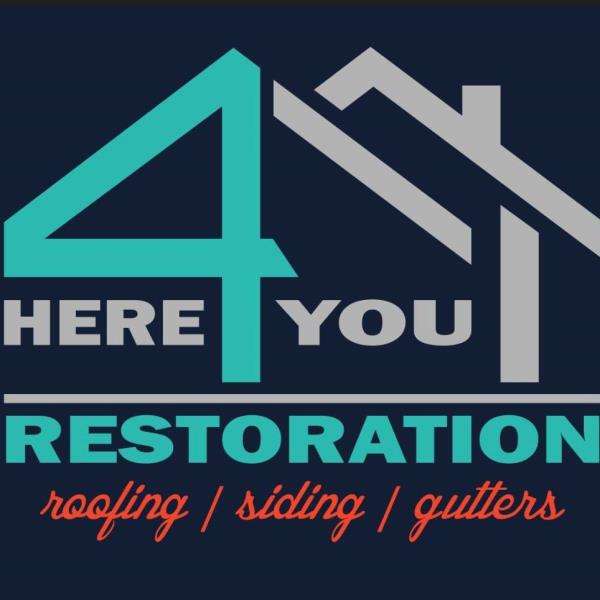 Here4you Restoration, LLC Logo