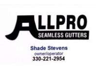 AllPro Seamless Gutters, LLC. Logo