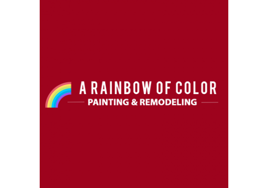 A Rainbow of Color Painting Co. Logo